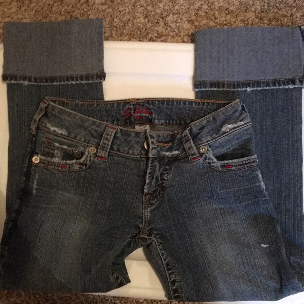 Silver jeans